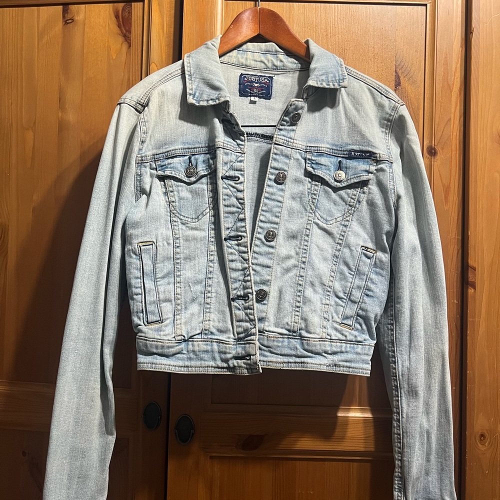 Just USA Light Blue Jean Jacket